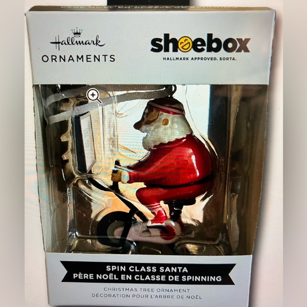 Hallmark Spin Class Santa (NEW)
